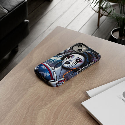 Geisha’s Black Ink Tears Phone Cases