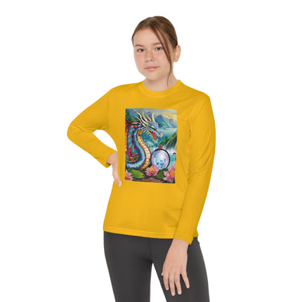 Wisdom's Guardian Youth Long Sleeve Competitor Tee – Dragon Magic & Ancient Wisdom