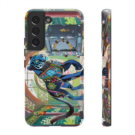 Cyber Panther's Hunt Phone Cases