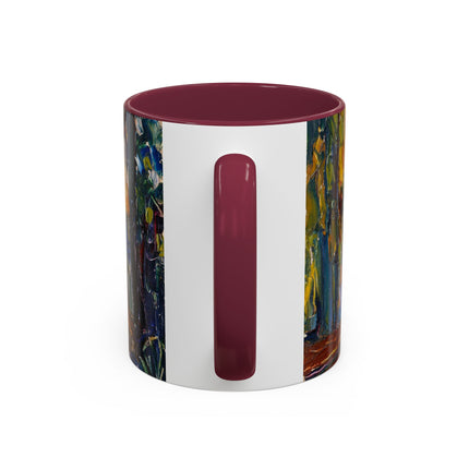 In the Park of St. Cloud by Wassily Kandinsky Colorful Mugs (11oz, 15oz)