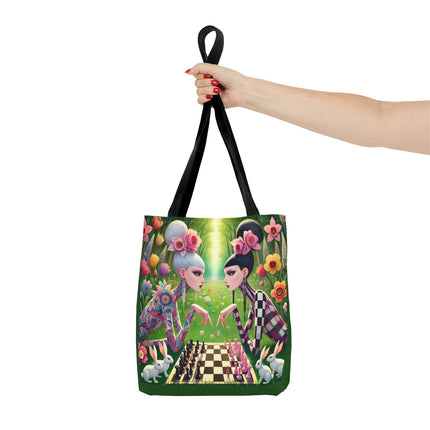 The Spring Gambit: A Fairy’s Move Tote Bag – Whimsical Chess & Spring Magic