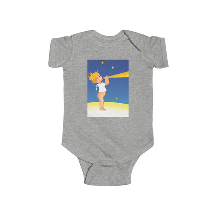 Moon Serenade Baby Bodysuit – Starry Night Whimsy & Dreamlike Charm