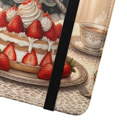 🍓🐱 The Patisserie Kitten Flip Case – Sweet Charm & Storybook Delight