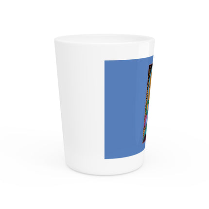 September & Sapphire (from the Gem Series) by Sofia Chiostri Ceramic Shot Glass