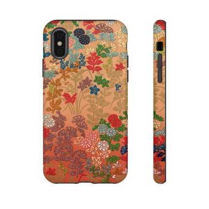 Ornamental Japanese Flower Pattern Phone Cases