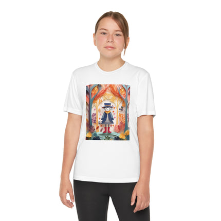 Cat in Boots in the Enchanted Forest Youth Competitor Tee