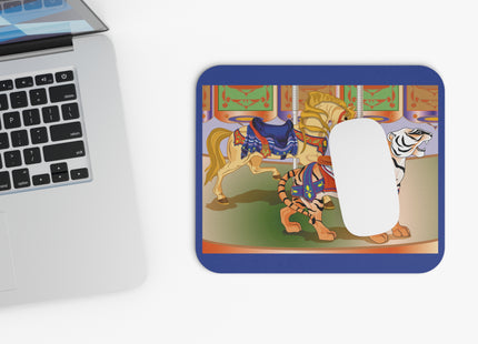 Carousel Splendor Mouse Pad, Rectangle
