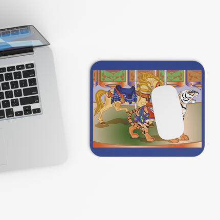 Carousel Splendor Mouse Pad, Rectangle