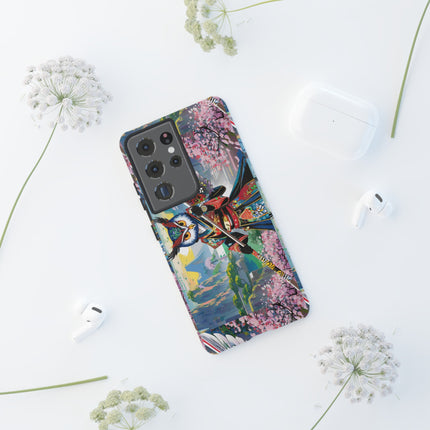 Cyberpunk Samurai Owl Phone Cases