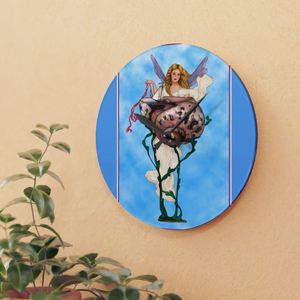 Enchanting Serenity Acrylic Wall Clock