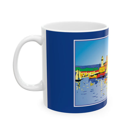 Sailing into Serenity: A Coastal Haven Ceramic Mug 11oz