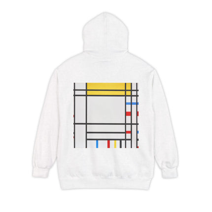 Place de la Concorde by Piet Mondrian Unisex Garment-Dyed Hoodie