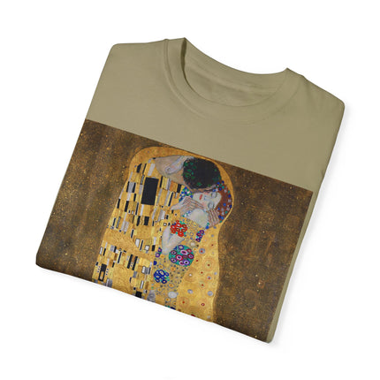 The Kiss by Gustav Klimt Unisex Garment-Dyed T-shirt