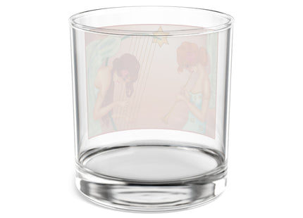 Heavenly Angel Duet Rocks Glass, 10oz
