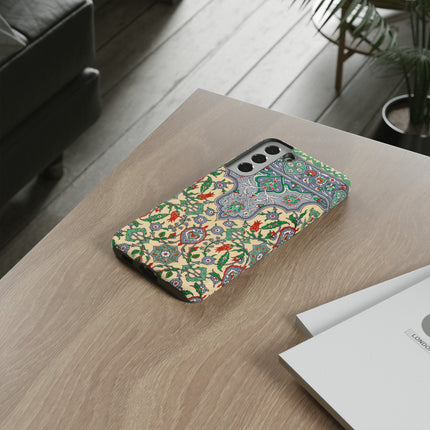 Arabic Art Pattern, Plate by Emile Prisse d’Avennes Phone Cases