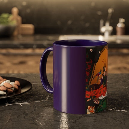 The Jewel Pavilion Colorful Mug (11oz, 15oz) – Royal Elegance, Peacock Beauty & Jewel-Toned Splendor
