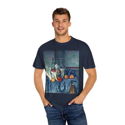 The Peppermint Bottle by Paul Cézanne Unisex Garment-Dyed T-shirt