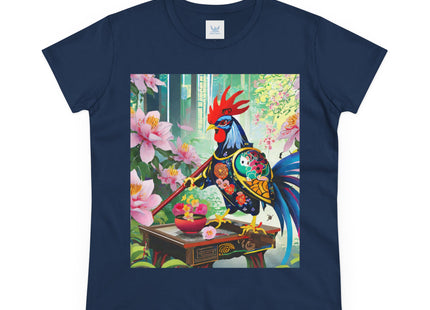 Cyberpunk Rooster Cotton Tee