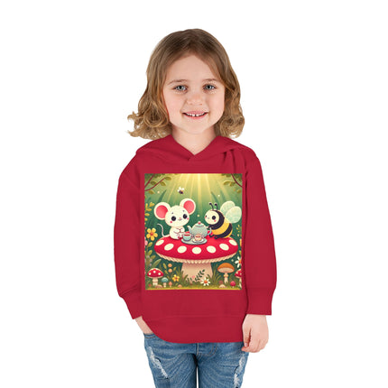 Tea Time Friends Toddler Pullover Fleece Hoodie