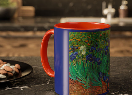 Irises by Vincent Van Gogh Colorful Mugs (11oz, 15oz)
