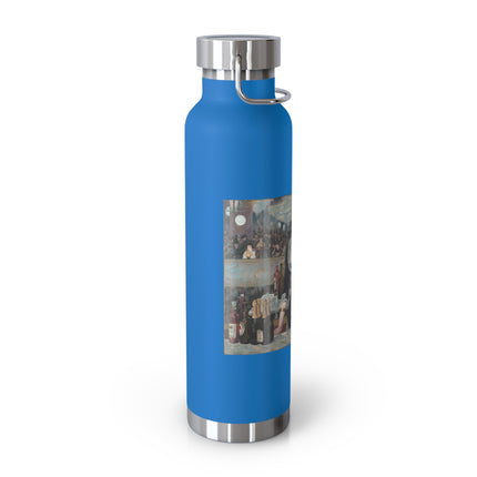 A Bar at the Folies-Bergère by Edouard Manet Copper Vacuum Insulated Bottle, 22oz