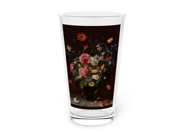 A Bouquet of Flowers by Clara Peeters Glass, 16oz