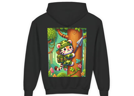 Stealthy Stripes Youth Heavy Blend Hooded Sweatshirt