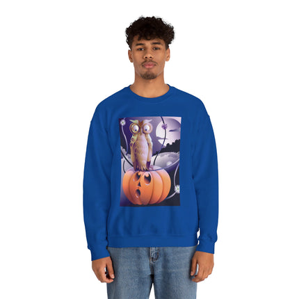 The Startled Pumpkin Unisex Heavy Blend™ Crewneck Sweatshirt