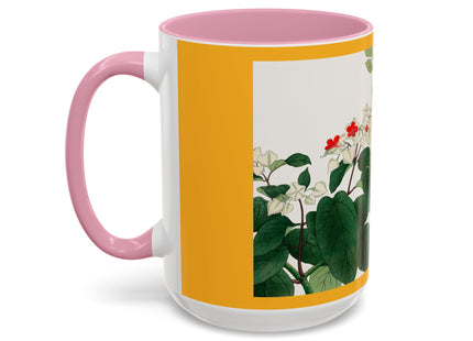 Clerodendrum & Rudbeckia Flower by Tanigami Kônan Colorful Mugs (11oz, 15oz)