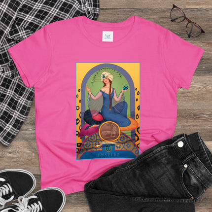 December & Tanzanite (from the Gem Series) by Sofia Chiostri Women's Midweight Cotton Tee