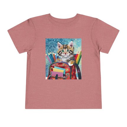 Whiskered Wanderings Toddler Short Sleeve Tee