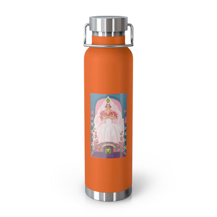 August & Peridot (from the Gem Series) by Sofia Chiostri Copper Vacuum Insulated Bottle, 22oz