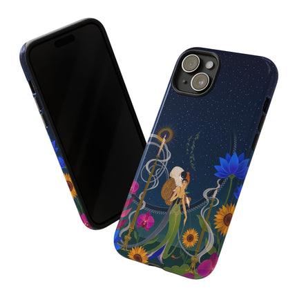 🌙🕯️ The Lady Of The Midnight Garden Phone Case – Art Deco Nocturne
