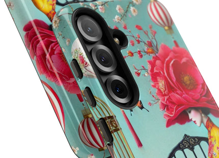 Reading In A Painted Garden Phone Cases