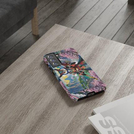 Cyberpunk Samurai Owl Phone Cases