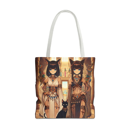 The Egyptian Priestess Cats Tote Bag – Temple Guardians & Ancient Grace