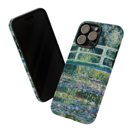 Water Lilies and Japanese Bridge by Claude Monet Phone Cases