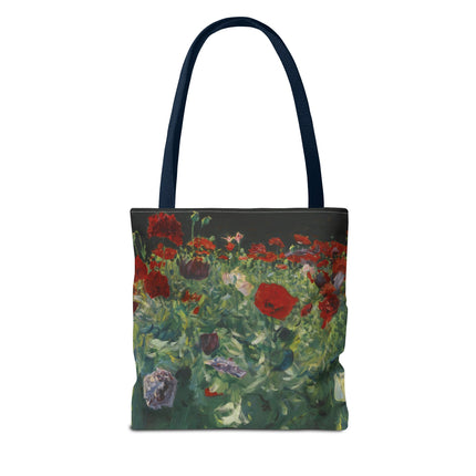 Poppies (A Study of Poppies for Carnation, Lily, Lily, Rose) by John Singer Sargent Tote Bag (AOP)