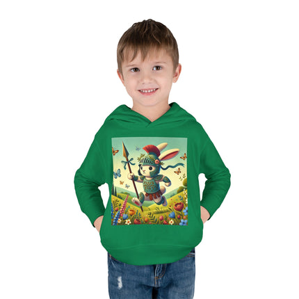 Rabbit Gladiator Toddler Pullover Fleece Hoodie