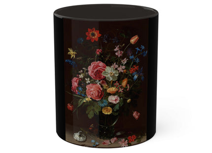 A Bouquet of Flowers by Clara Peeters Colorful Mugs, 11oz