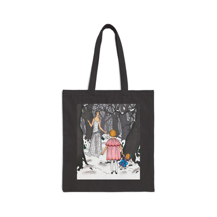 Fairy Tale Elegance Cotton Canvas Tote Bag
