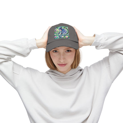 Fairy of the Koi Pond Unisex Distressed Cap