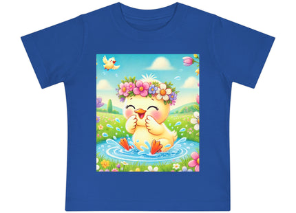 Springtime Splash Duckling Baby Short Sleeve T-Shirt