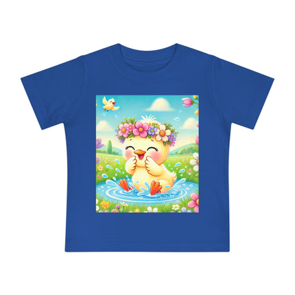 Springtime Splash Duckling Baby T-Shirt – Joyful Moments & Sunny Spring Days