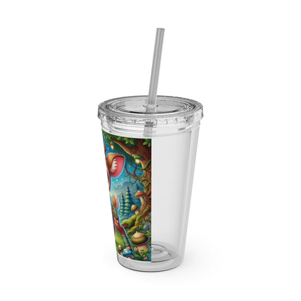 Fawn Defender Sunsplash Tumbler with Straw, 16oz