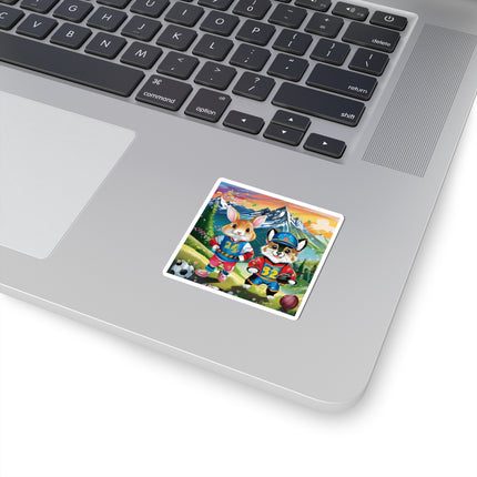 Animal Athletes Kiss-Cut Stickers (4 Sizes)