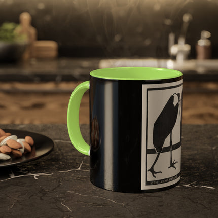 A Lame Marabou by Samuel Jessurun de Mesquita Colorful Mugs, 11oz