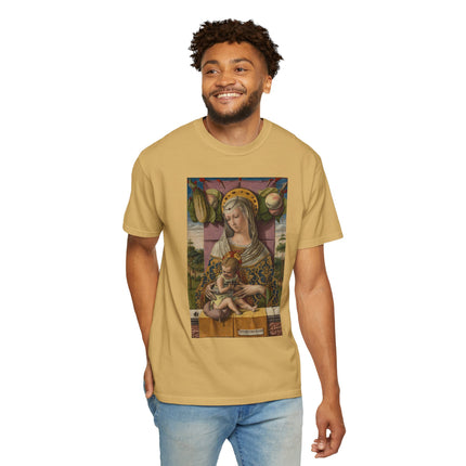 Madonna and Child by Carlo Crivelli Unisex Garment-Dyed T-shirt