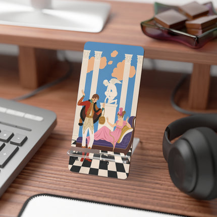 💘🏛️ The Cupid's Courtship Mobile Display Stand – Art Deco Romantic Elegance