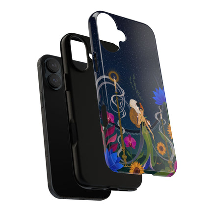 🌙🕯️ The Lady Of The Midnight Garden Phone Case – Art Deco Nocturne